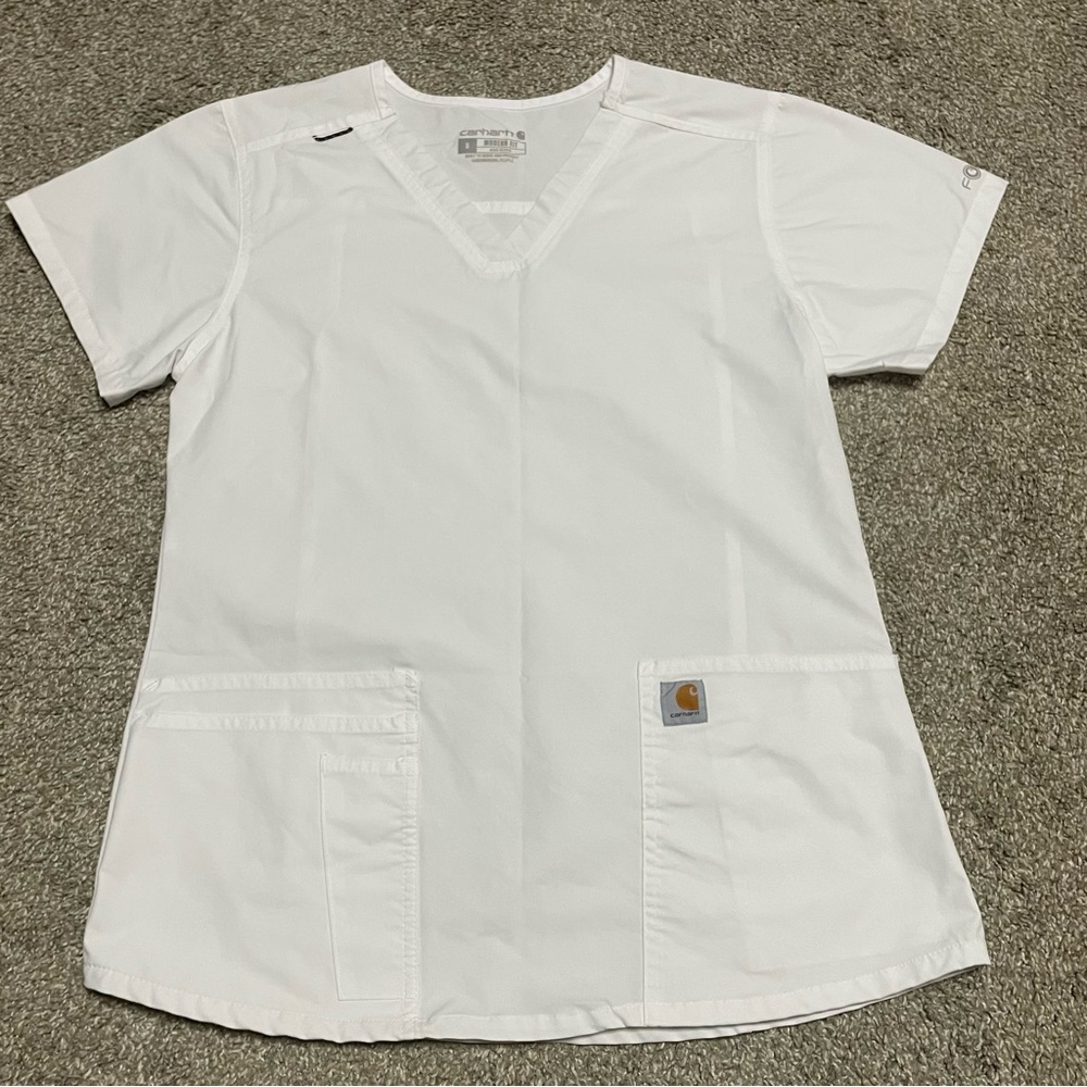 Women’s Carhartt Force V-Neck Scrub Top Size S